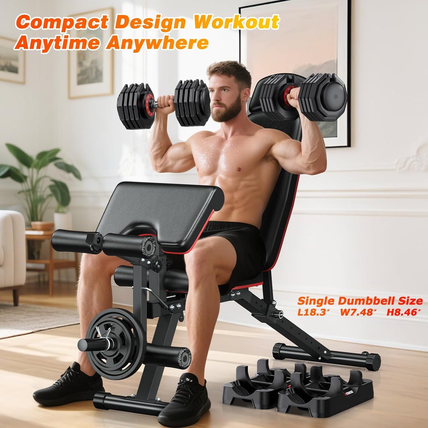 XDDIAS Adjustable Dumbbell