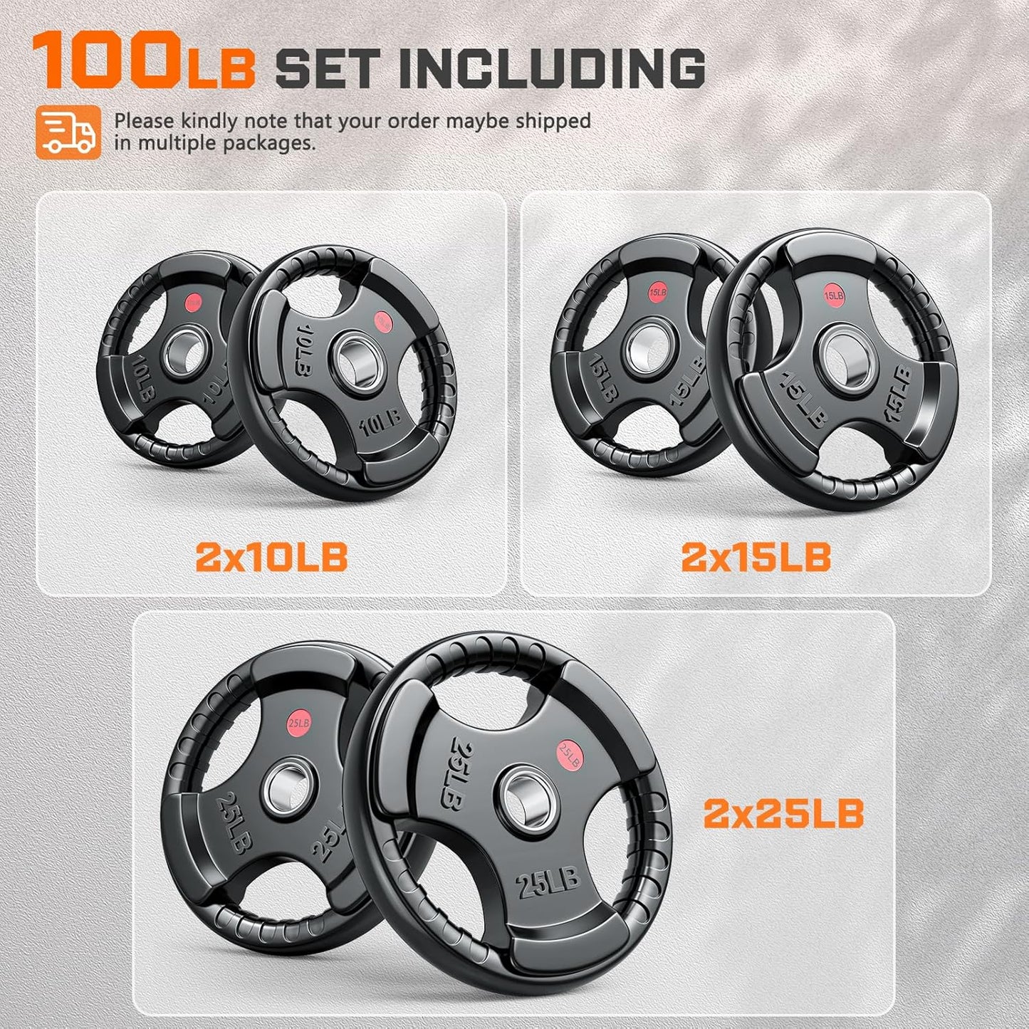 XDDIAS Rubber Weight Plates