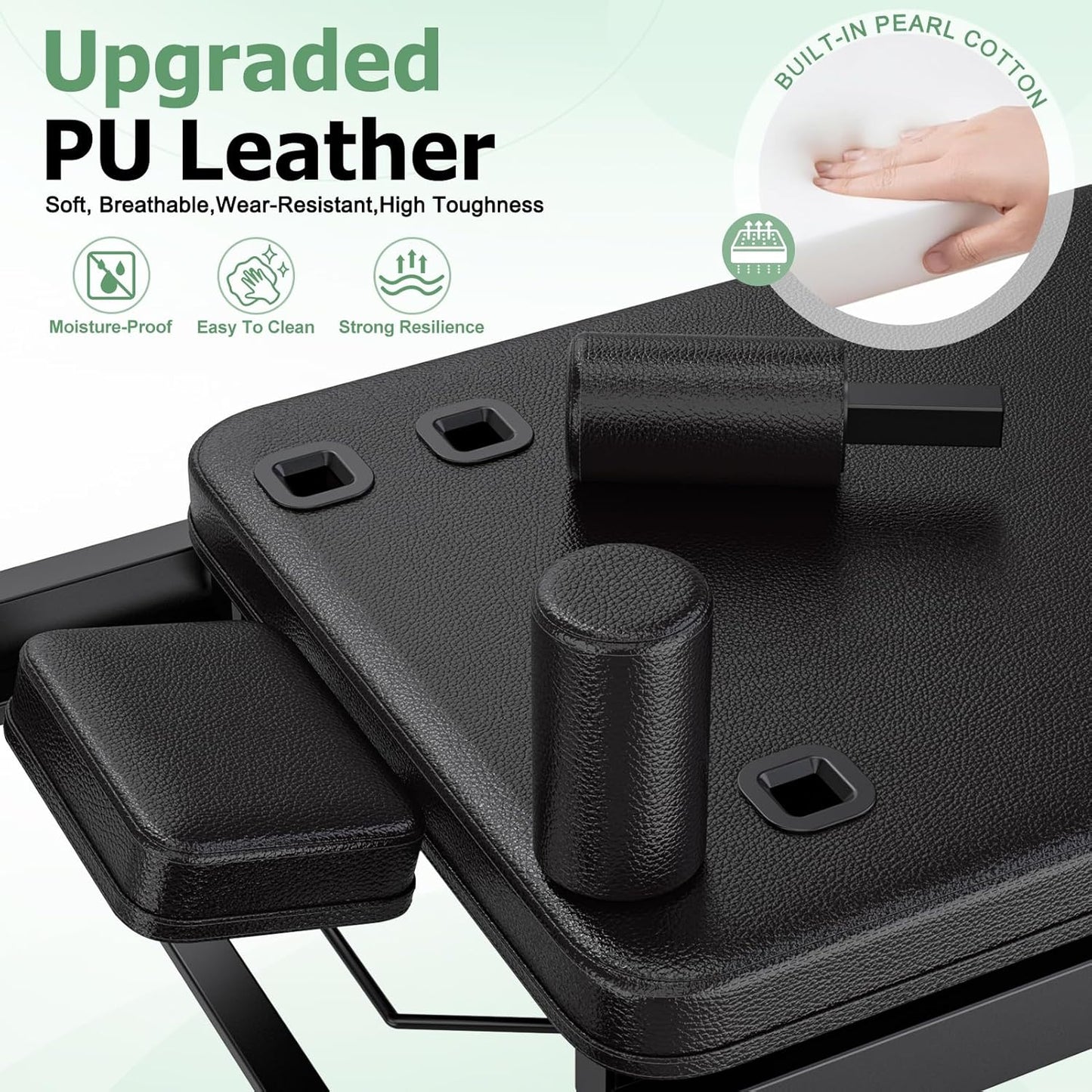 XDDIAS Pilates Reformer 91.3" Large Foldable Reformer Pilates Machine with Longer Slide Rails, Jump Board, 2 Resistance Combinations, 6.2' Height Friendly Pilates Equipment for Home Gym, Up to 400 LBS