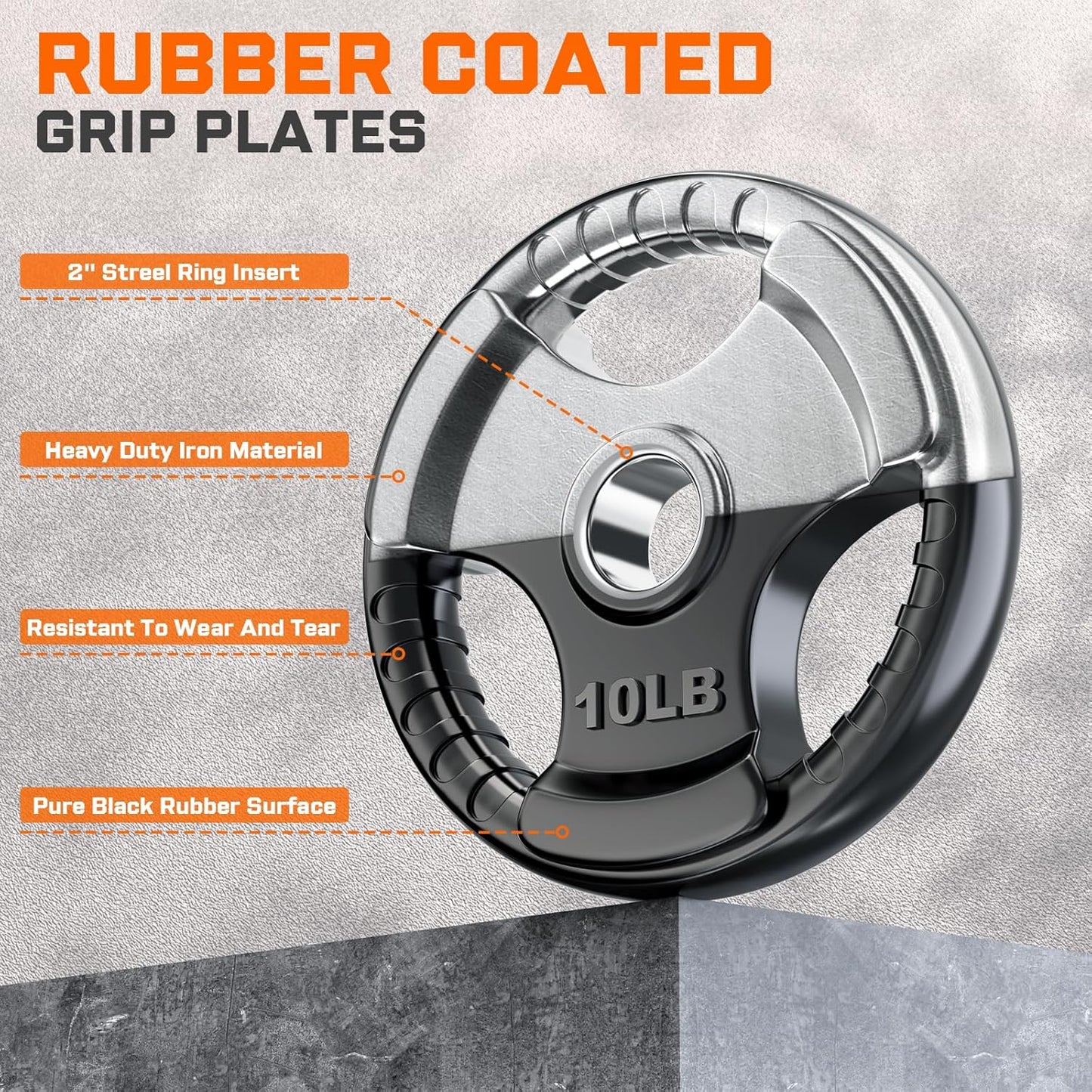 XDDIAS Rubber Weight Plates